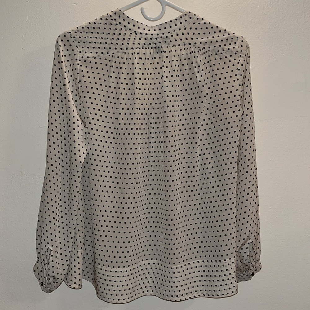 COPY - 🕊️ AYR - The Por Favor Bonita Dot Silk Blouse - XS GUC - Picture 9 of 14